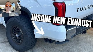 I Installed The Carven Exhaust On My 2022 Tundra!!
