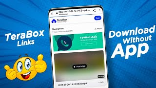 Access Terabox Links Without Installing an App!