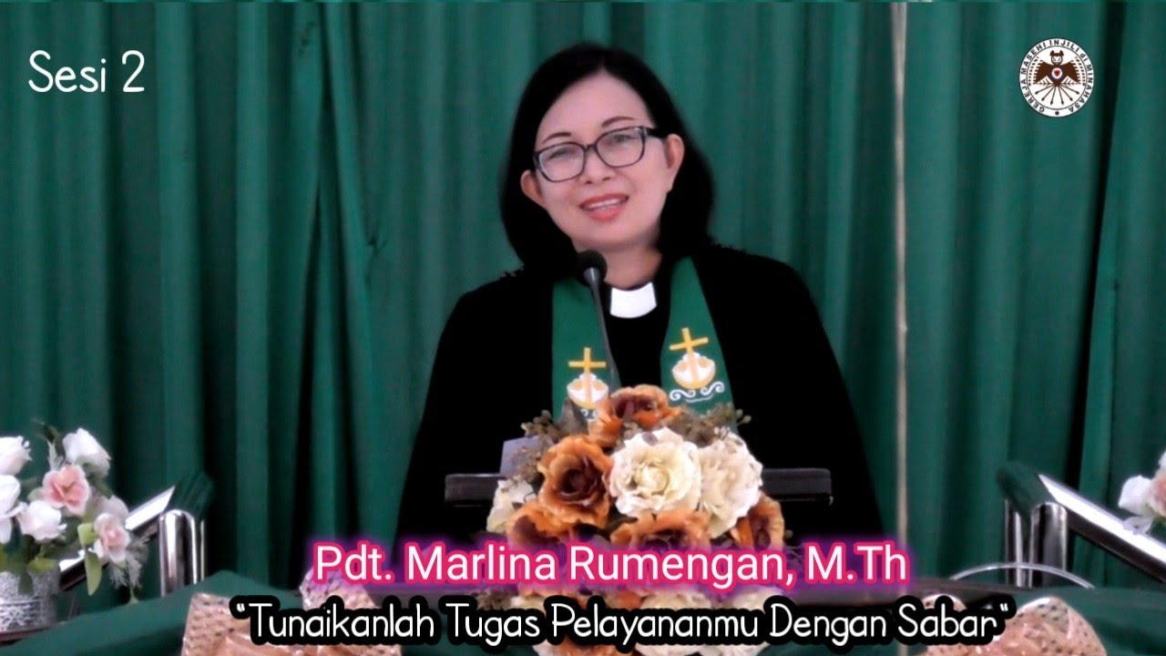 RENUNGAN KHOTBAH IBADAH SESI 2 (2 TIMOTIUS 4 : 1 - 8) GMIM MARANATHA SARONGSONG 1