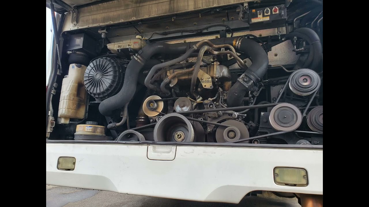 Jバス RU1A ベルト切れ