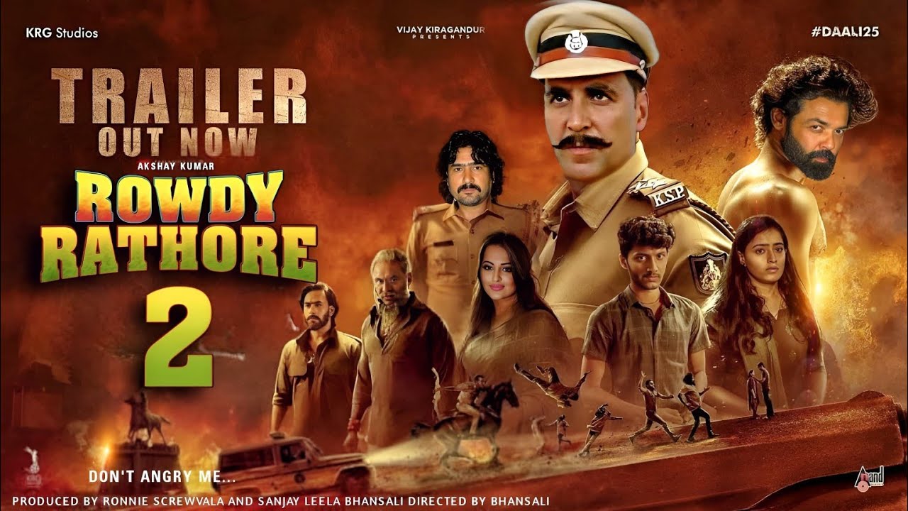 Rowdy Rathore 2 - Official Trailer | Akshay Kumar | Sonakshi Sinha | Bobby Deol |Announcement Teaser