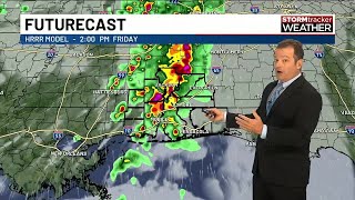 Wet Memorial Day Weekend ahead for the Gulf Coast
