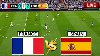 🔴France vs Spain Live Semi Final FIFA World Cup 2026 | Football Match Live | Simulation Video Game