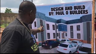 He's Constructing A Hotel Of 24 Rooms With Masters, Parking Space, Reception & Lounge Area In Benin.