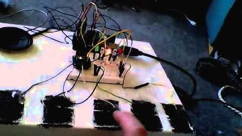 Conductive paint, touch capacitator = Piano