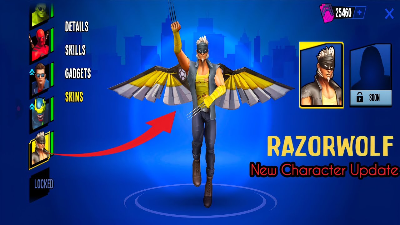 Project Razorwolf New Upcoming Hero Of Razorwolf 💪 In Spider Fighter 3 - YouTube