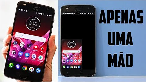 Como minimizar a tela do celular?