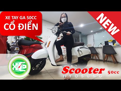 Video XE & XE | Xe Hyosung Scooter 50cc - Xe tay ga 50cc Hàn... - youtube