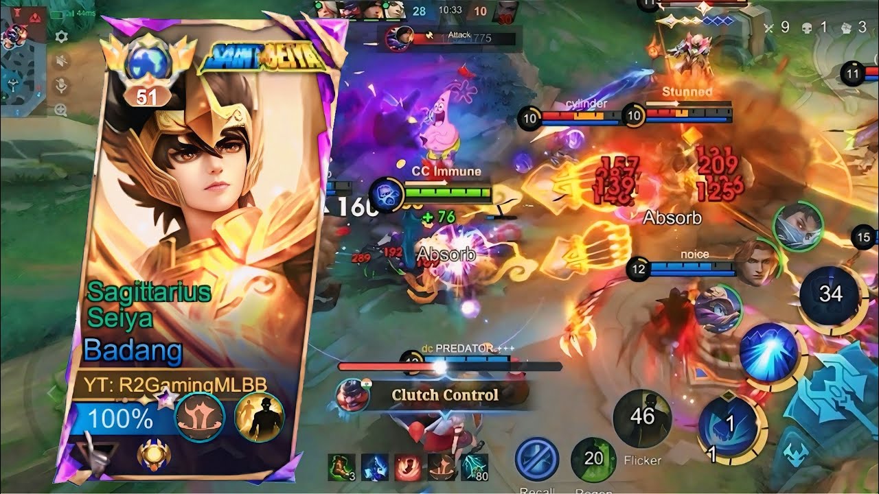 Global badang burst damage build solo rank 💪| Badang best build and emblem 2026 🔥