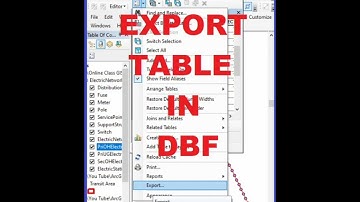 Export Table in DBF Using ArcGIS#ArcGIS #ExportTable #DBFFormat #sorts #trending #viral #education