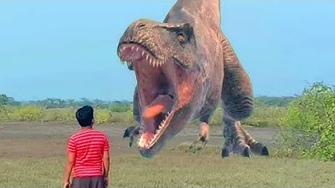 T-Rex Chase- Part 4-Jurassic World Fan Movie dinosaur in real life
