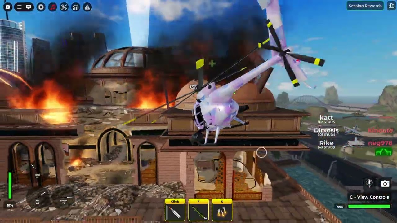 Destroying War Tycoon server with the new SR-3 Vikhir