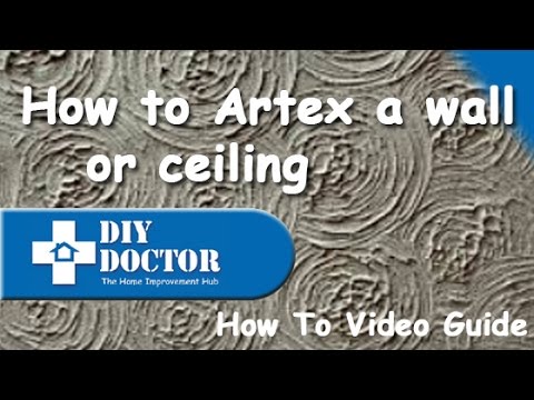 Artexing ceilings and walls