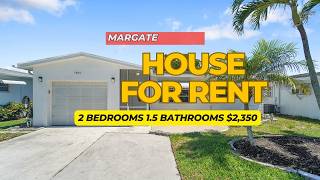 For Rent: Updated 2BR/1.1BA  Plus Flex Roomin Margate, FL — Paradise Gardens 55  | $2,350/mo