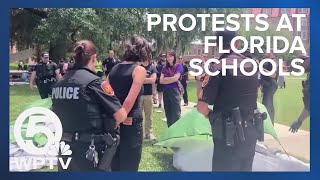 ProPalestinian protests continue at Florida universities