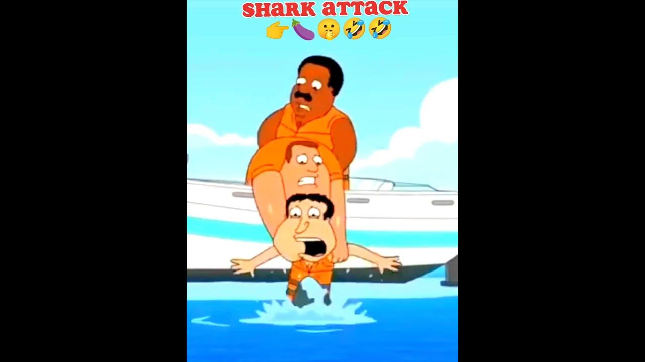 Family guy new 2023 scene shark attack episode shorts 2023 YouTube