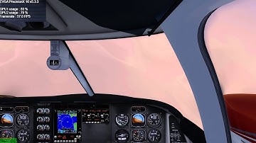 Prepar3D v2.5 - SLI GPU usage test with ASN weather