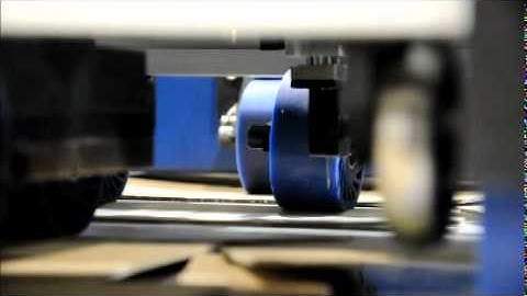 Corrugated Box Cutting Machine Internal View | BCS