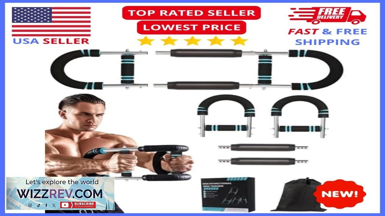 Twister Arm Trainer for Men & Women Adjustable Resistance Strength Bar