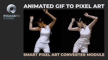 ANIMATED GIF TO PIXEL ART CONVERTION with PIXAGEFX STUDIO