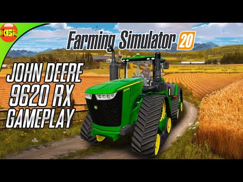 JOHN DEERE 9620 RX, Farming Simulator 20 GA Gameplay Fs20, Timelapse