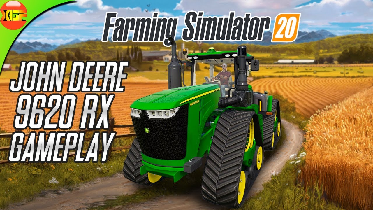 JOHN DEERE 9620 RX, Farming Simulator 20 GA Gameplay Fs20, Timelapse