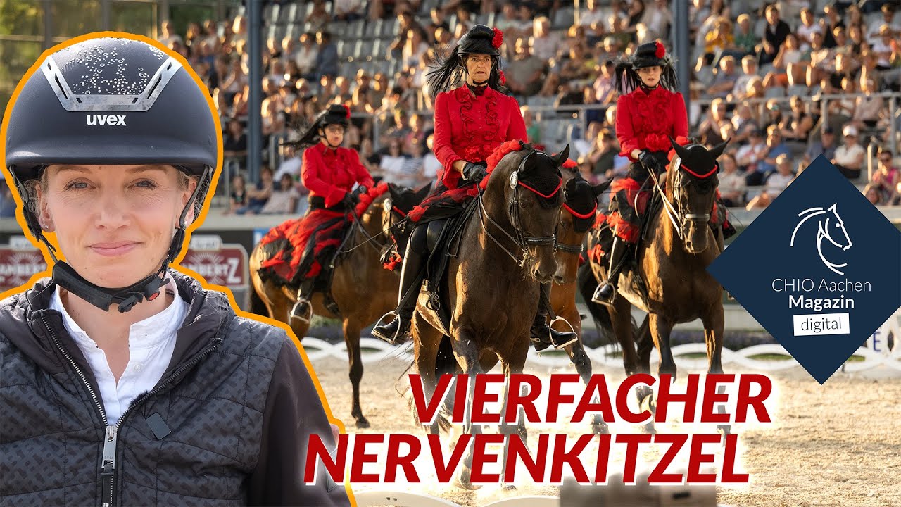 Quadrille beim CHIO Aachen 😍 Course Walk mit Anna Siemer & Co. | Neuer Stadionmoderator in Aktion! 💪