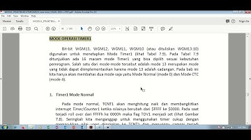 Timer AVR ATMega8535