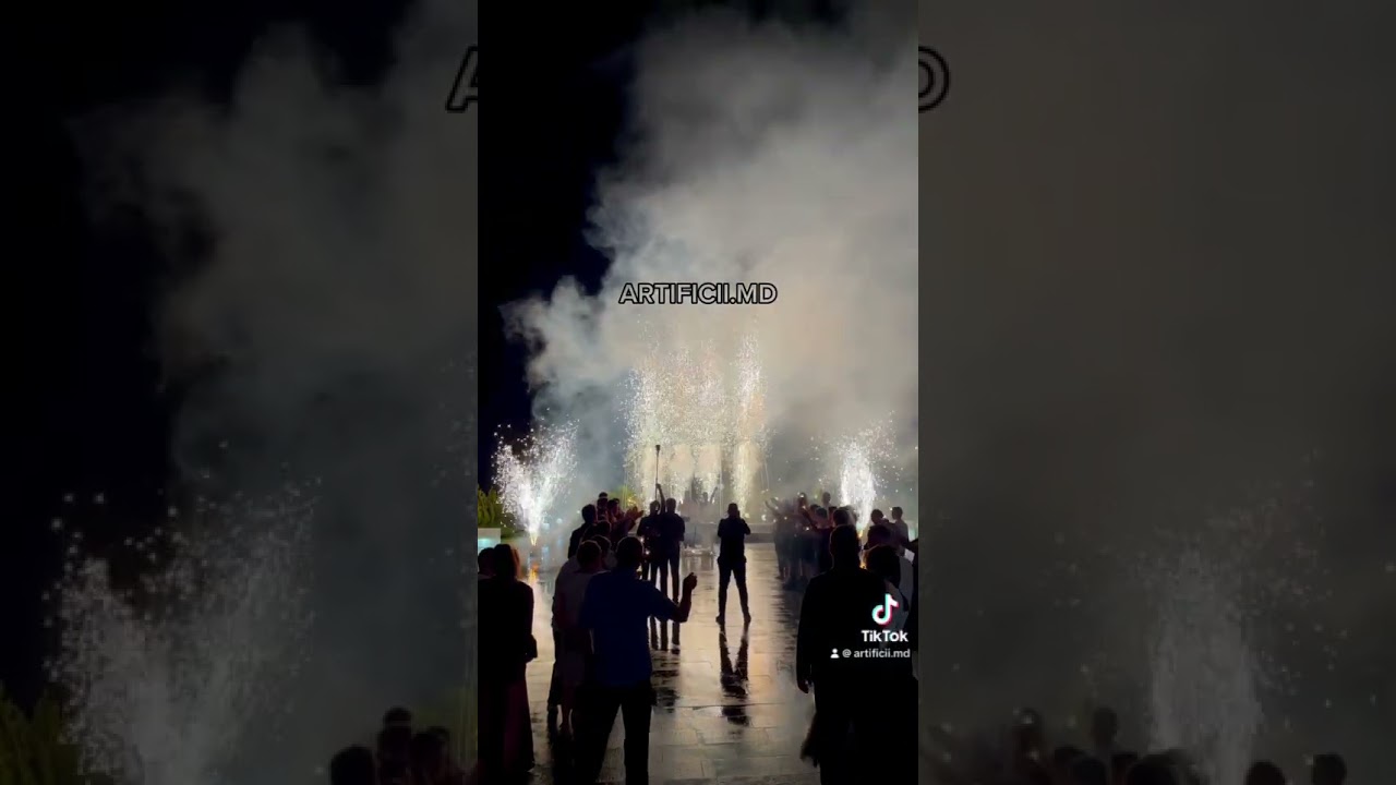 Artificii la torta nunții | Artificii.md