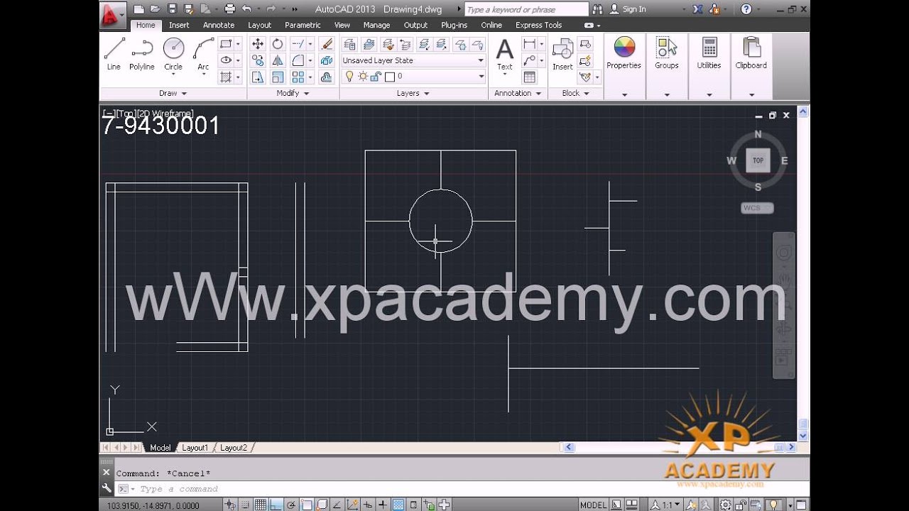 Trim and Extend Command Use In AutoCAD 2013 Lecture in Urdu - YouTube