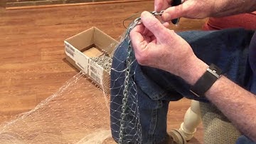 How to Hang a Cast Net with Chain