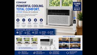 Why I Prefer U-Shaped Window Air Conditioners | COWSAR 12,000 BTU Review