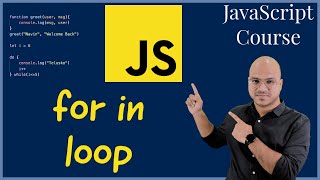 #21 For in loop in JavaScript