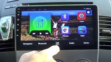 How to properly  tune to your local AM/FM radio station on your android 10 car stereo
