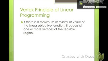 Algebra 2 Linear Programming (3-4)