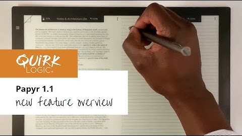 Papyr 1.1 Overview