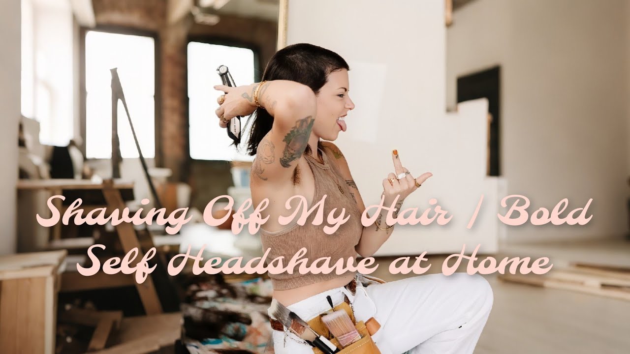 Сбривание волос | Смелое самостоятельное бритье головы дома