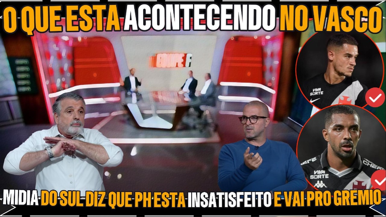 🔥 BASTIDORES EXPLODEM! PH SE DIZ INSATISFEITO E TAMBEM PODE DEIXAR O VASCO EM MEIO AO CAOS!
