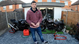 Top 5 Tips to Prepare your Motorcycle for Winter Storage 🌨⛄