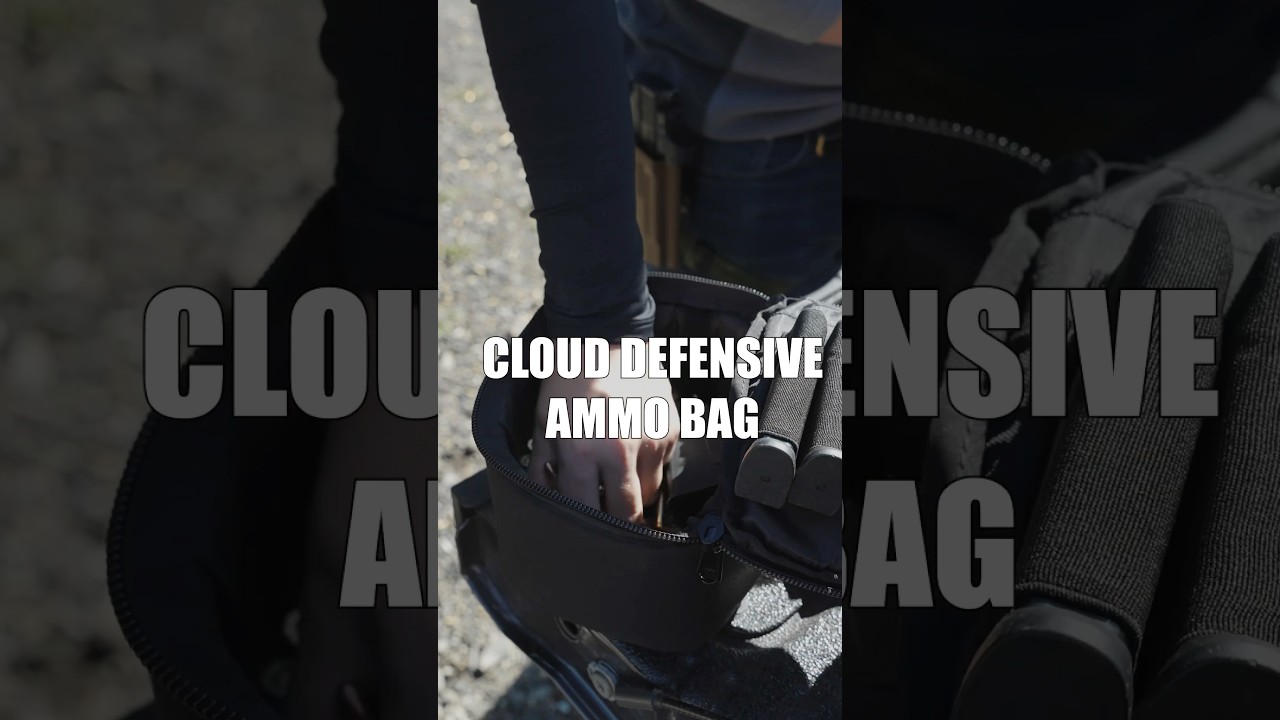 How much ammo can you fit in your ammo bag? Check out the Cloud Defensive Ammo Bag on the website