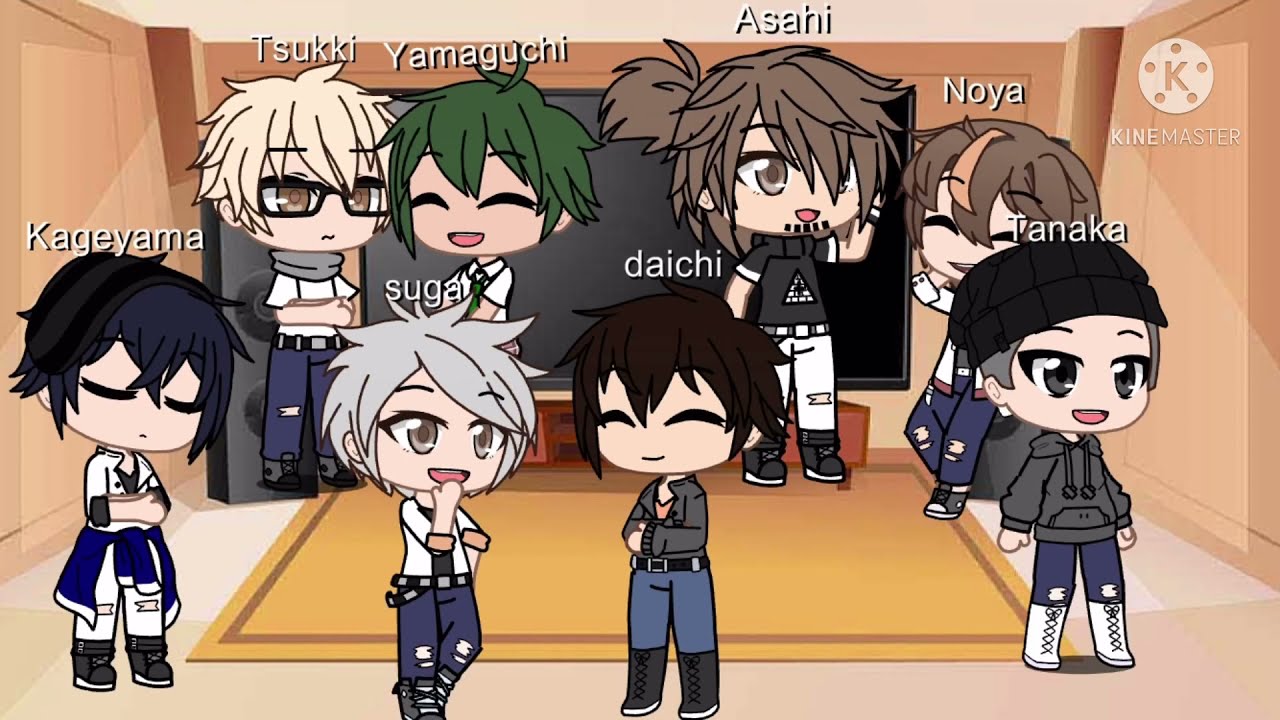 Karasuno reacts to hinata and his friends singing