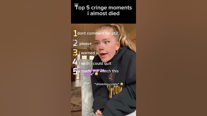 Top 5 cringe moments dont make me do a part 2 #ranking