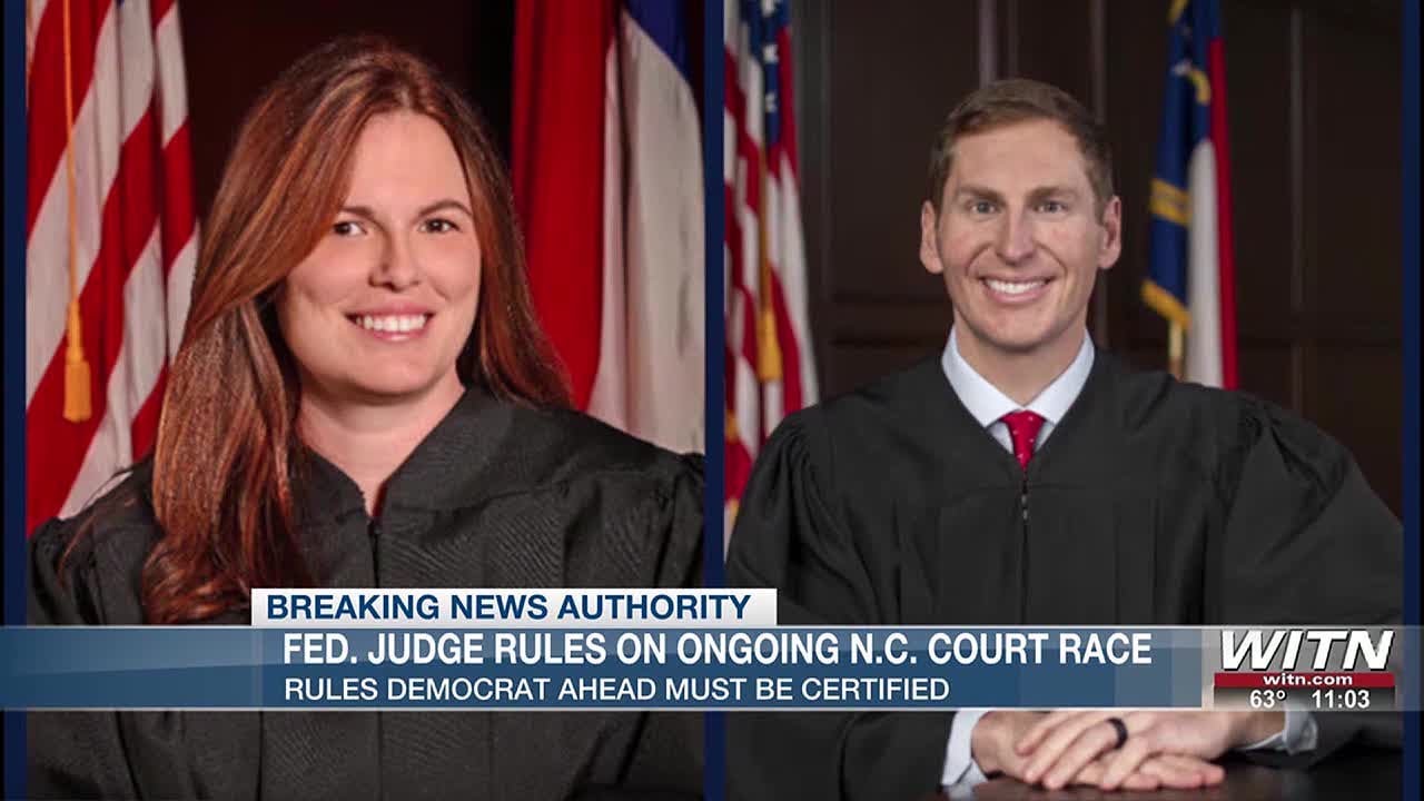 Federal judge says results of North Carolina court race with Democrat ...