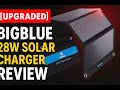Review - [Upgraded] BigBlue 3 USB Ports 28W Solar Charger(5V/4.8A Max), Portable Foldable