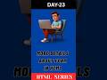 Form Tags &amp; Attributes in #html @WhyNotYou-2006 #trending #viral #shorts #telugu #coding #web