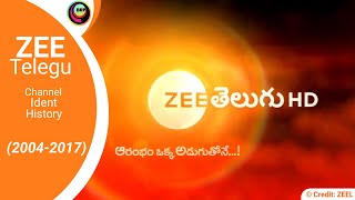 Zee Telegu Channel Ident History (2004-2017)