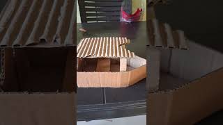 how to easy crafting boat cardboard #craft #boat #art