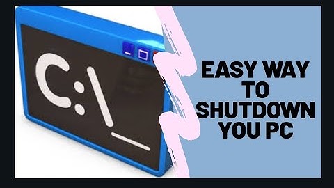 Commands to shutdown remotely