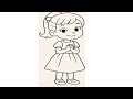 Cute Princess Drawing, Painting &amp; Coloring For Kids and Toddlers_ Kids Art😱😱#art #shorts @A4a4a4a4 