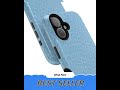 Non Leather Blue Color Pattern Magsafe Cute Phone Case for Iphone Gift for Her, | iPhone 15 Case ...